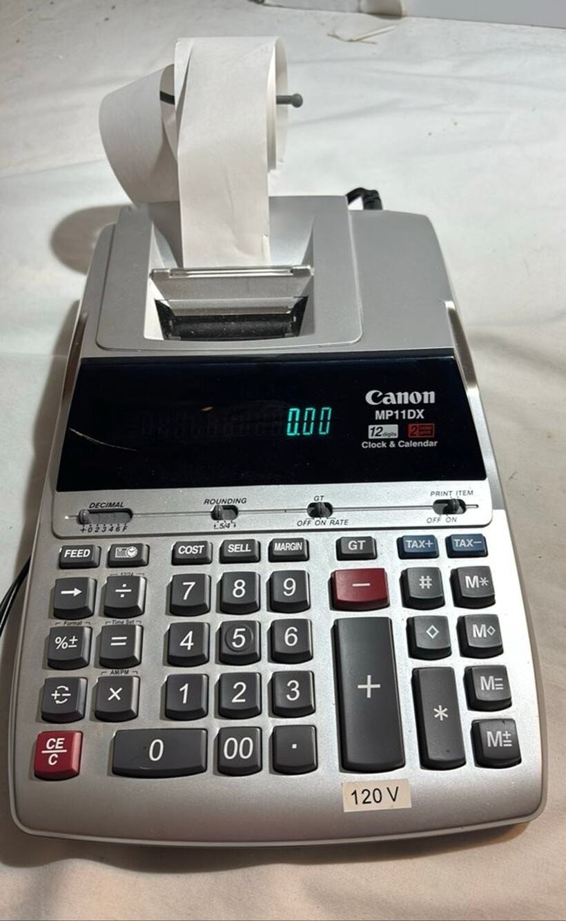Canon MP11DX Printing Calculator